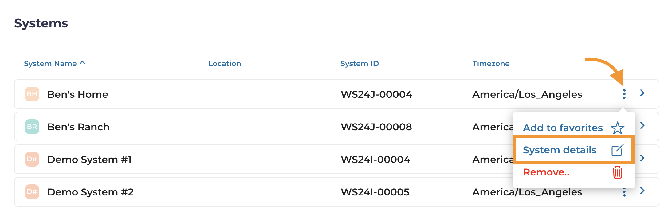 How to rename a system or component – meterme